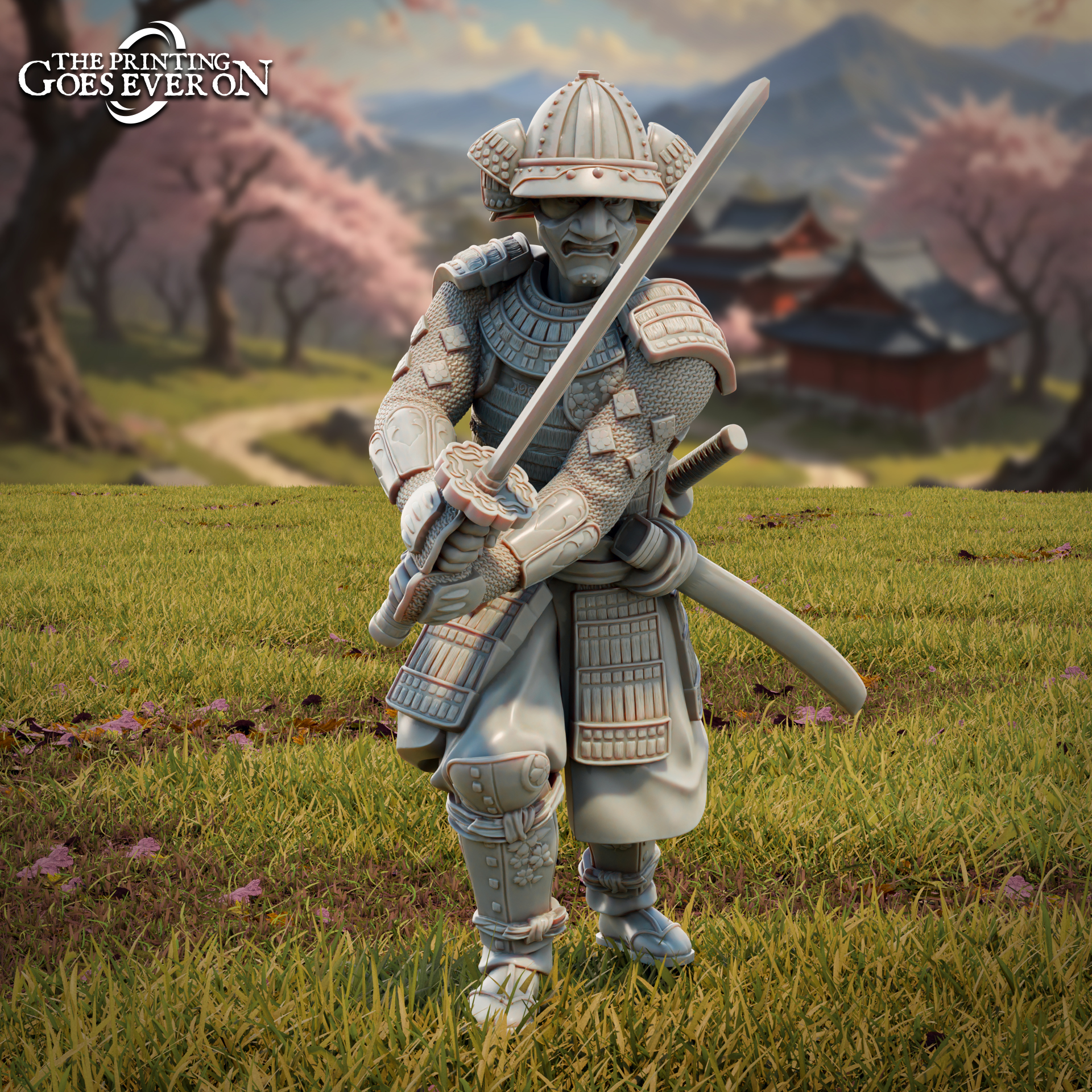 Jade Empire Samurai - Katana B - Presupported